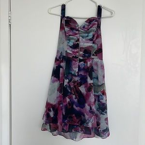 Guess Floral Corset Dress - Size 6